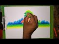 Beautiful village drawing/How to draw village drawing