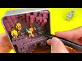 Making Tiny Minecraft Nether Box - Part 4 | Polymer Clay