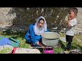 Afghanistan Village Lifestyle- Cooking Vegetable Bolani |طریقه پختن بولانی در قریه جات