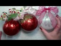 Nuvo Glitter Christmas Ornaments