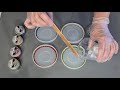 #1288 How To Use  Silicone Druzy Inserts To Make Resin Crystal Coasters