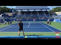 How the Pros Practice - Court Level View (60fps) Federer, Nadal, Djokovic, Murray, Kyrgios.