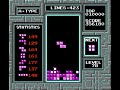 AI destroys NES Tetris (26487 lines cleared)