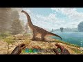 I Tamed a Gigantic Sleeping Sauropod, the Diamantinasaurus - ARK The Center [E20]