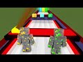 JJ Miner Target Emerald Mikey and Gold Banana Kid Treasure Hunt - Maizen Minecraft Animation