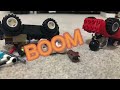Small video of LEGO car crashing