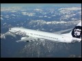 Air to Air Footage of Alaska Airlines Jets