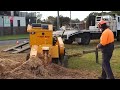 Dangerous Monster Huge Stump Destroyer Equipment Working, Biggest Stump Cutter Removal Machines