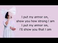 Sia- Unstoppable (Lyrics)