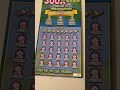 $100 Florida lottery Scratch Off Tickets Session