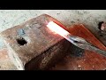 How to | Forging a Bearing Knife making process | Blacksmith.