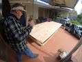 Building a Vintage looking wood Micro camper How I made 12 foot x4 foot plywood for the sides