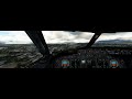 Ryanair Landing in GVA LSGG PMDG 737-800 - Cabin View - 5120x1440 5K NVIDIA 3090