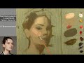 Live oil painting - Daisy Ridley