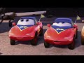 Disney Pixar Cars on the Rocky Road: Lightning McQueen, Miss Fritter, Tormentor, Sally, Cruz Ramirez