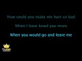 Sarah Geronimo - How Could You Say You Love Me (Karaoke Version)