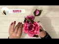 DIY_Satin Ribbon Rose Tutorial//How to make a ribbon rose