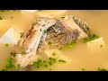 鲈鱼做的鱼汤 太好喝了！ The Fish Soup Made with White Bass is Delicious