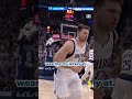 Ant's mic'd up reaction to this nasty Luka stepback 🎤