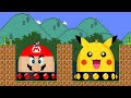 Mario and Pikachu who would be able to defeat Mewtwo ? | MARIO Animation