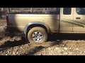 1998 Nissan Frontier in the mud