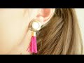 DIY How to make clip on earrings with wire. Make the clip