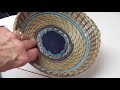 How to Finish a Pine Needle Basket with Beeswax