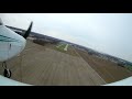 Landing solo runway 23 Hancock Co. airport