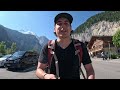 Beginner backpacker goes wild camping in the Swiss Alps