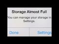 You have full storage