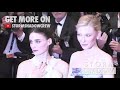 Cate Blanchett, Todd Haynes and Rooney Mara going down the red carpet of Carol in Cannes