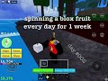 spinning a blox fruit every day (day #2