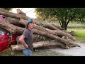 Squarebody Hauls 32,000lbs in Logs