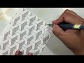 A Sea of Corners | Drawing a Geometric Pattern