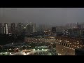Singapore storm - time lapse