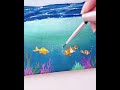 Underwater Seascape | Easy Painting Technique || Himi gouache painting