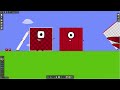 Algodoo fun with Numberblocks part 2 Trillions