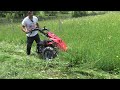 Rotakt MF400 motocultivator la cosit cu masa de 1,2m