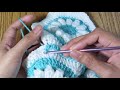 Join Flower Hexagon Motif No4 by Zigzag Slip Stitch in Crochet