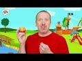 Ice Cream and Healthy Food for Kids from Steve and Maggie | Fruit for Children from Wow English TV