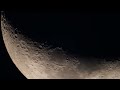 Observing Night (Moon through my Telescope)