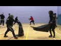 Rapier and Cloak sparring - Tom vs Nick