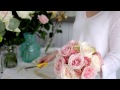 How to make a Rose Hand - tied Bridal Bouquet