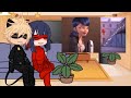 Ladybug and Cat Noir reacts to...🎀 [] Miraculous Ladybug [] Gacha Club