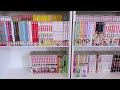 HUGE manga shelf organization // organize with me!