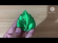 D.I.Y. Satin Ribbon Leaves - Tutorial - How to make ribbon leaves - New ribbon leaf design
