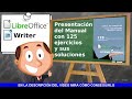 Libreoffice Writer: 125 ejercicios paso a paso.