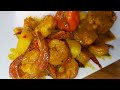 EASY AND DELICIOUS CURRY SHRIMP WITH  POTATOES|JAMAICAN STYLE 🇯🇲