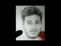 Realistic portrait sketch | sketching my friend | Using 2b,3b,hb,6b pencils.