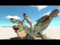 Baby Dragon VS Giant Dragon - Animal Revolt Battle Simulator